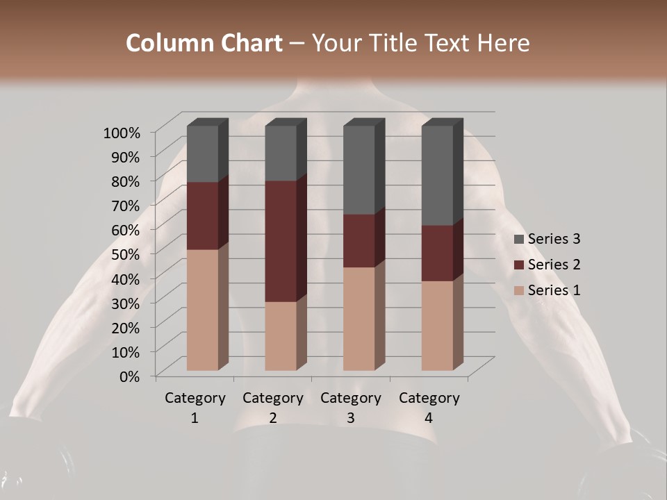 The Back Of A Man With No Shirt On PowerPoint Template