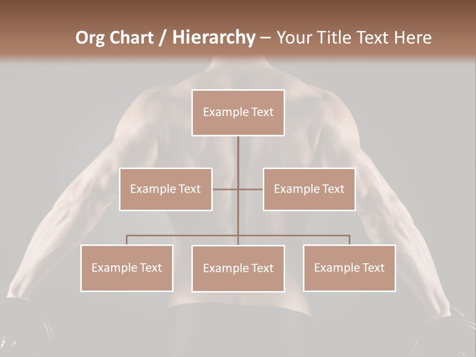 The Back Of A Man With No Shirt On PowerPoint Template