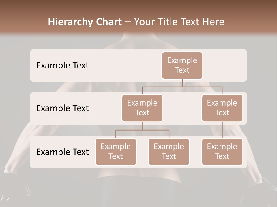 The Back Of A Man With No Shirt On PowerPoint Template