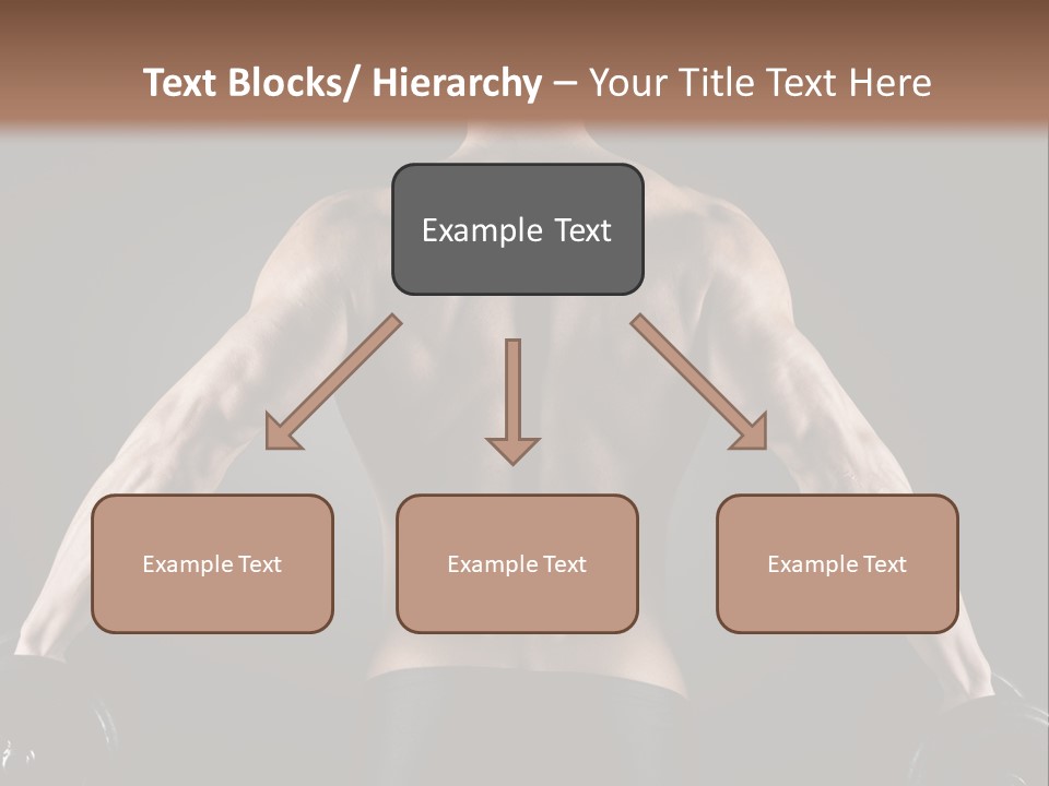 The Back Of A Man With No Shirt On PowerPoint Template