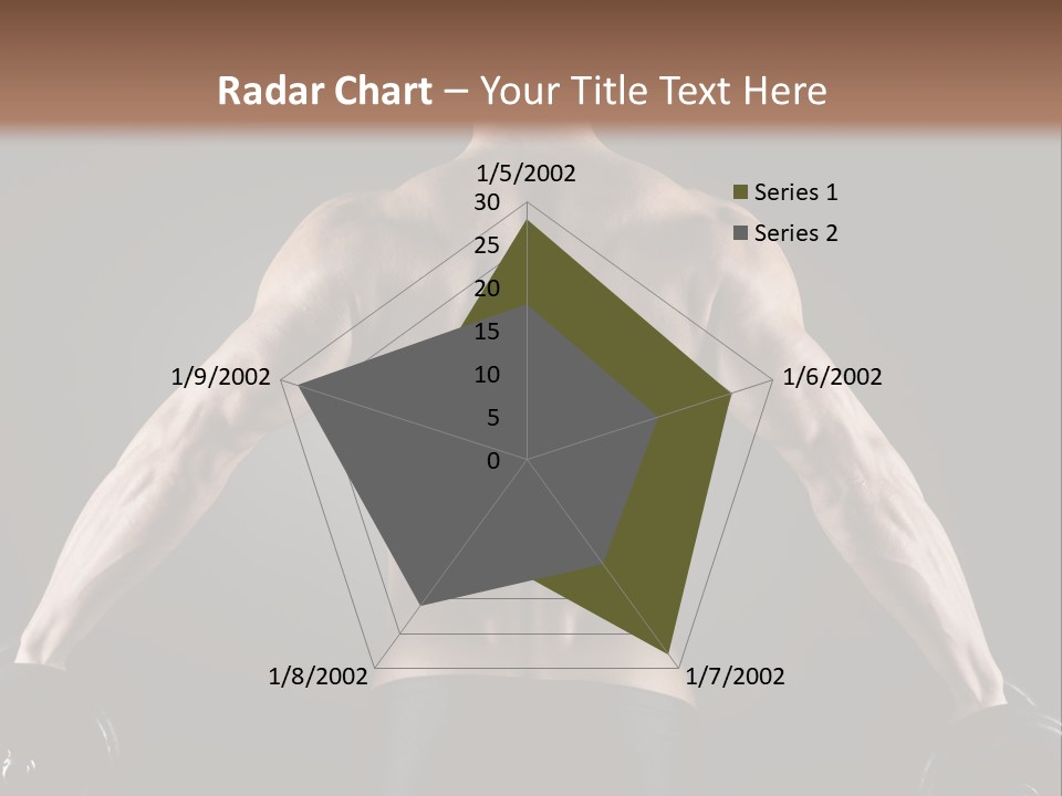 The Back Of A Man With No Shirt On PowerPoint Template