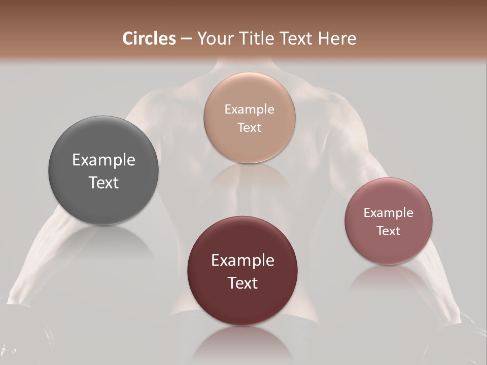 The Back Of A Man With No Shirt On PowerPoint Template