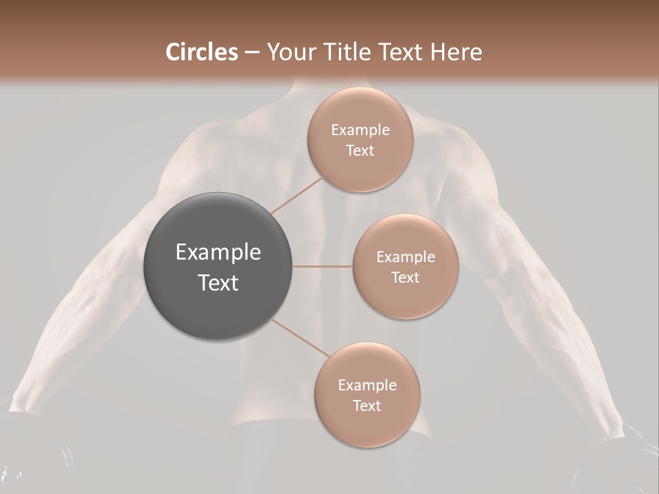 The Back Of A Man With No Shirt On PowerPoint Template