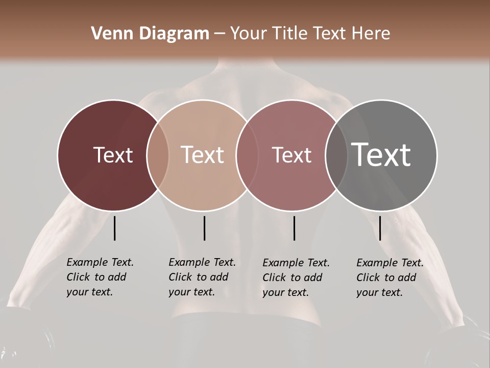 The Back Of A Man With No Shirt On PowerPoint Template