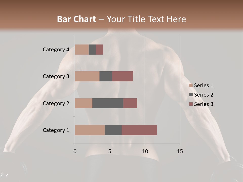 The Back Of A Man With No Shirt On PowerPoint Template