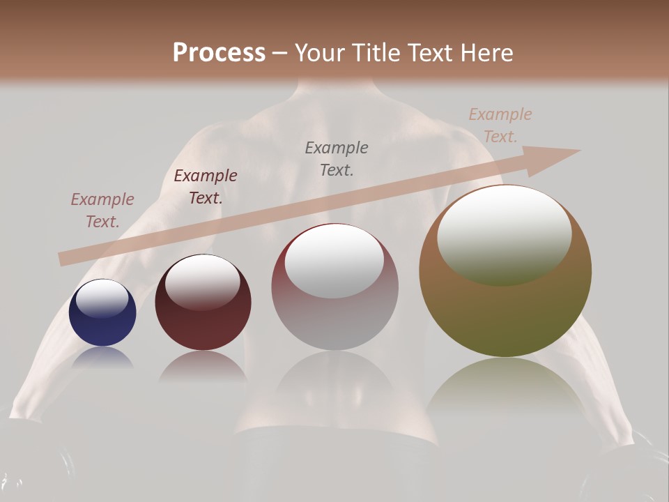 The Back Of A Man With No Shirt On PowerPoint Template