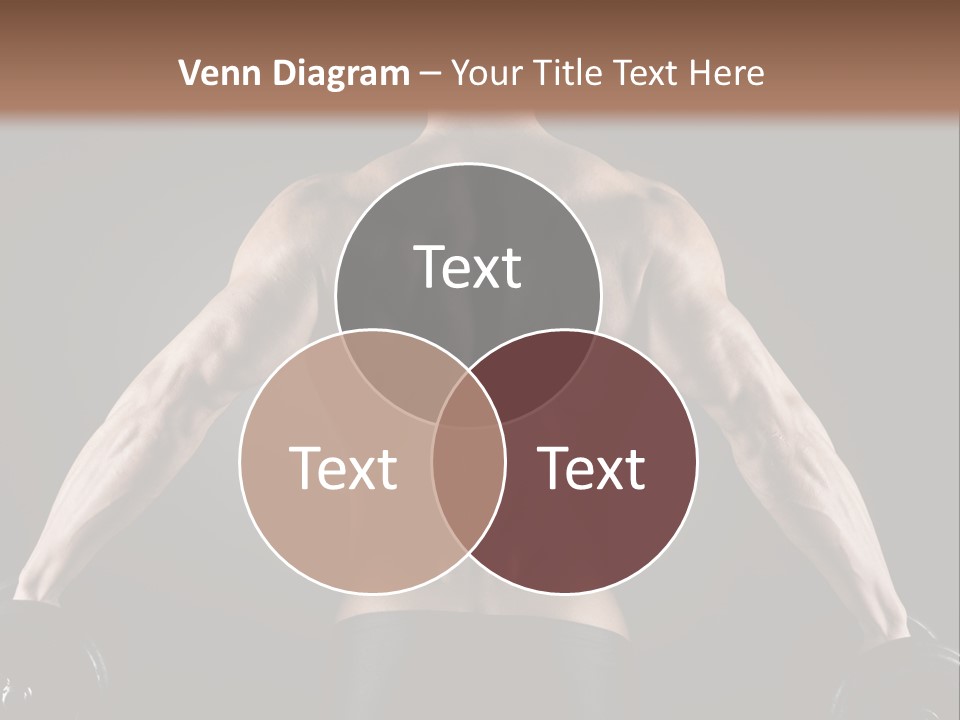 The Back Of A Man With No Shirt On PowerPoint Template