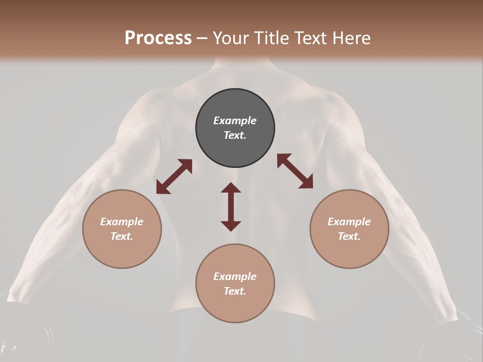 The Back Of A Man With No Shirt On PowerPoint Template