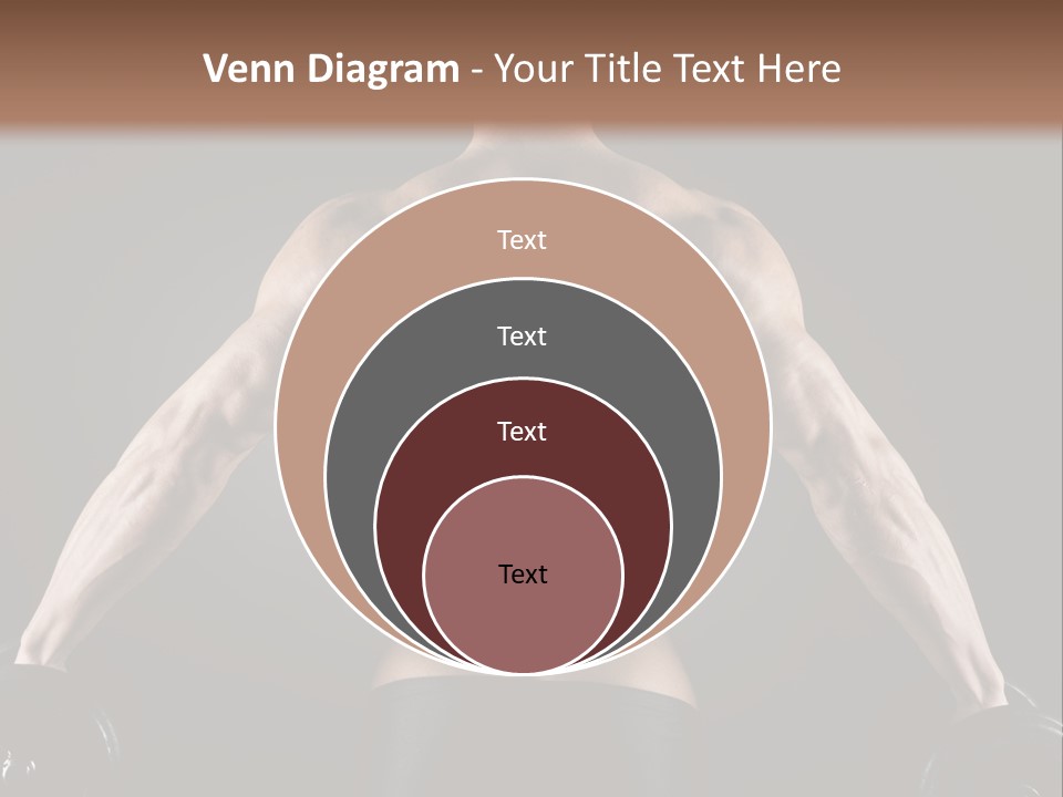The Back Of A Man With No Shirt On PowerPoint Template