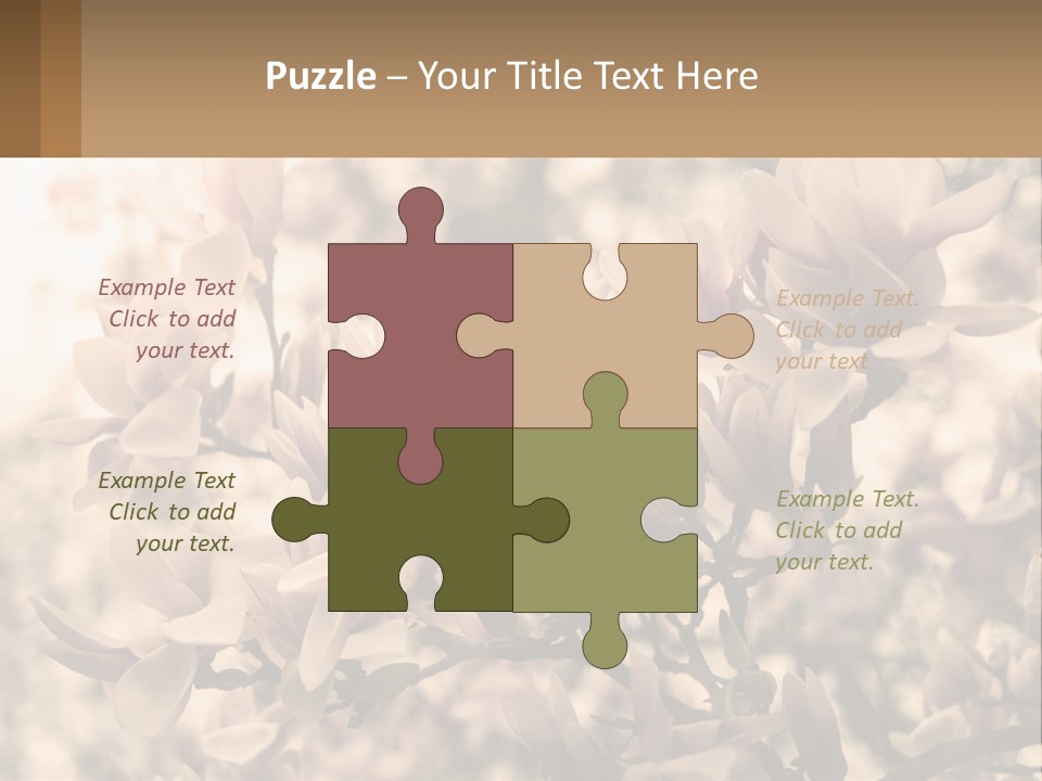 A Bunch Of Flowers That Are In A Vase PowerPoint Template