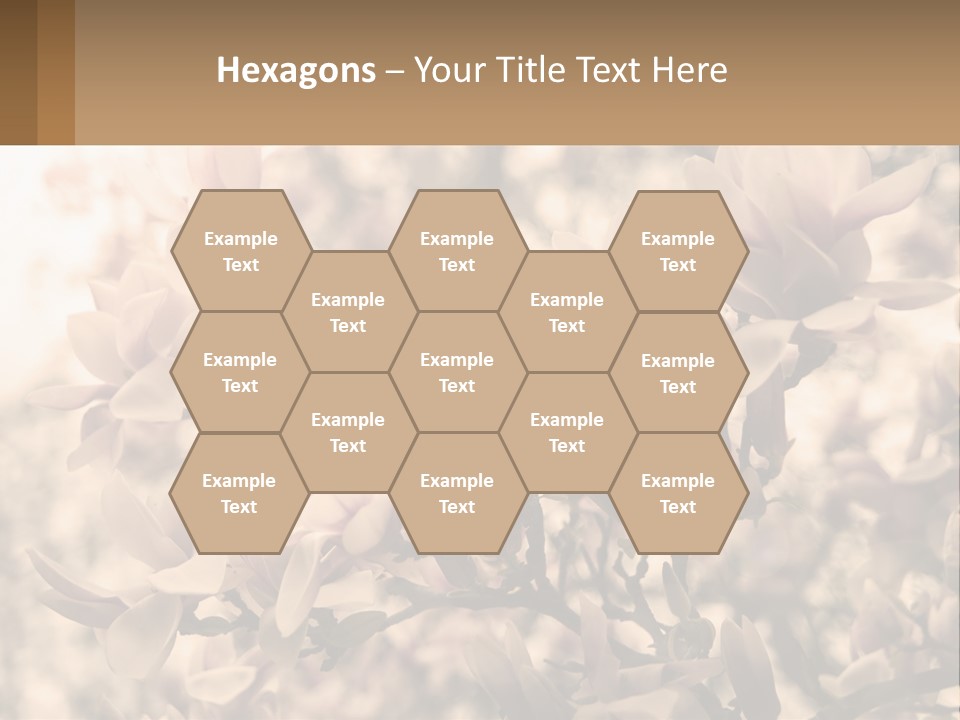A Bunch Of Flowers That Are In A Vase PowerPoint Template