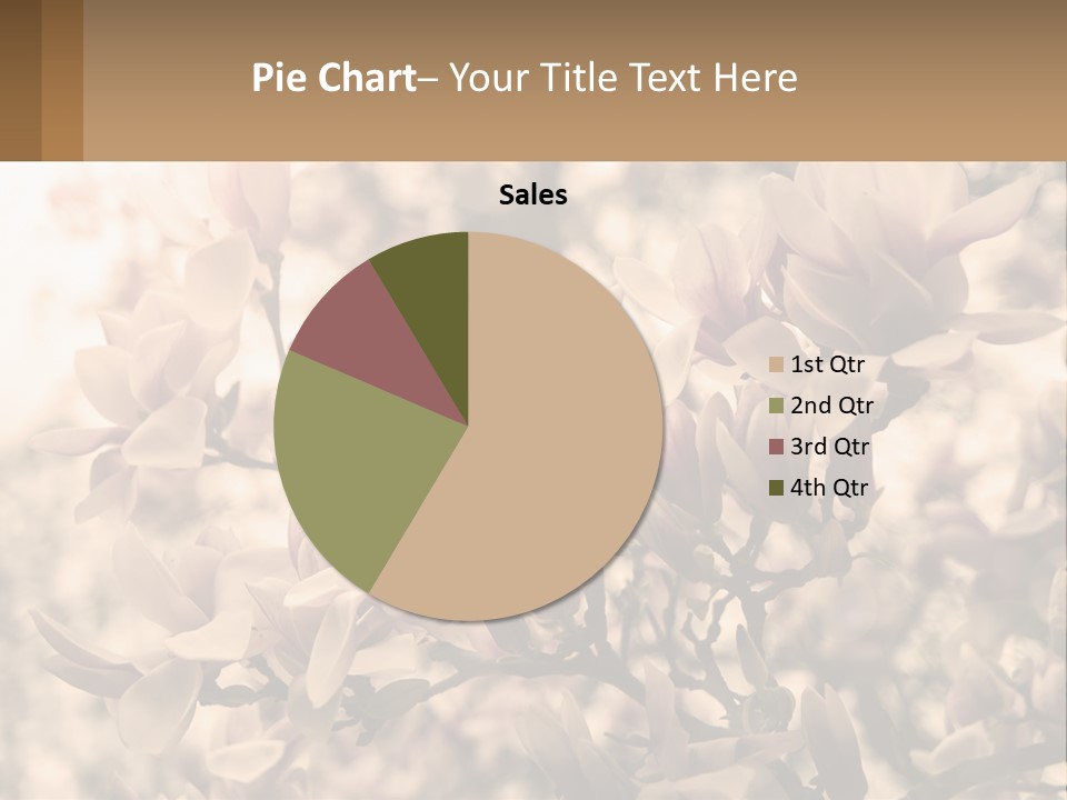 A Bunch Of Flowers That Are In A Vase PowerPoint Template