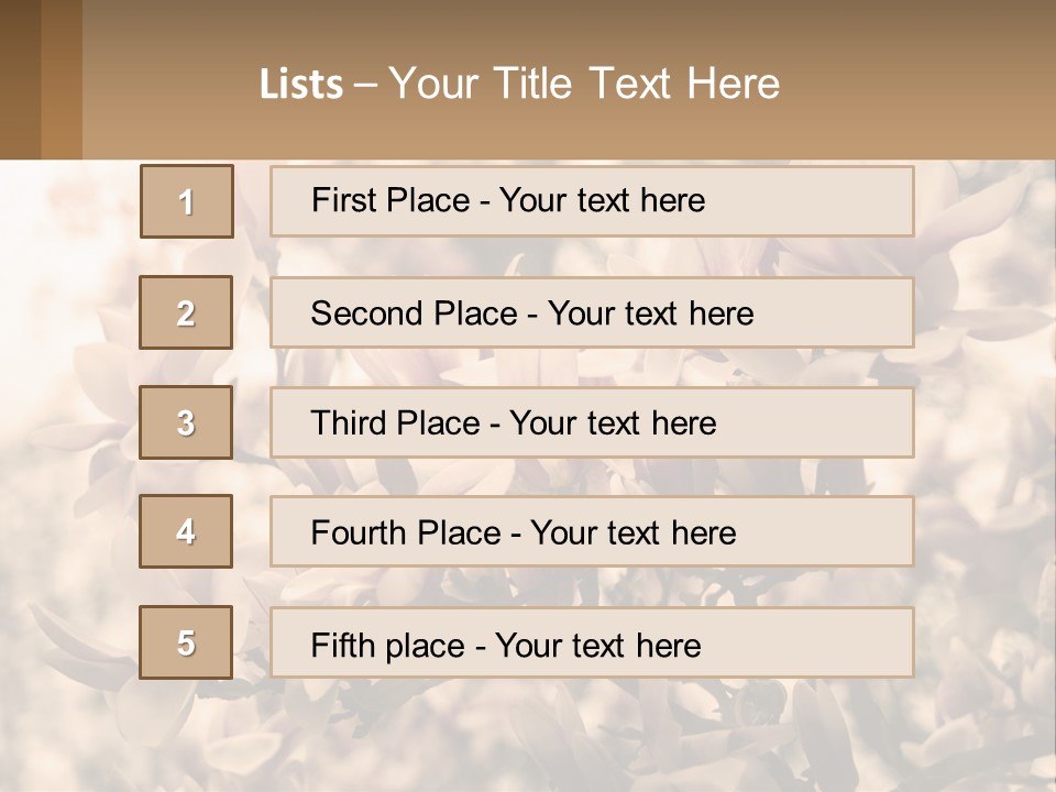 A Bunch Of Flowers That Are In A Vase PowerPoint Template