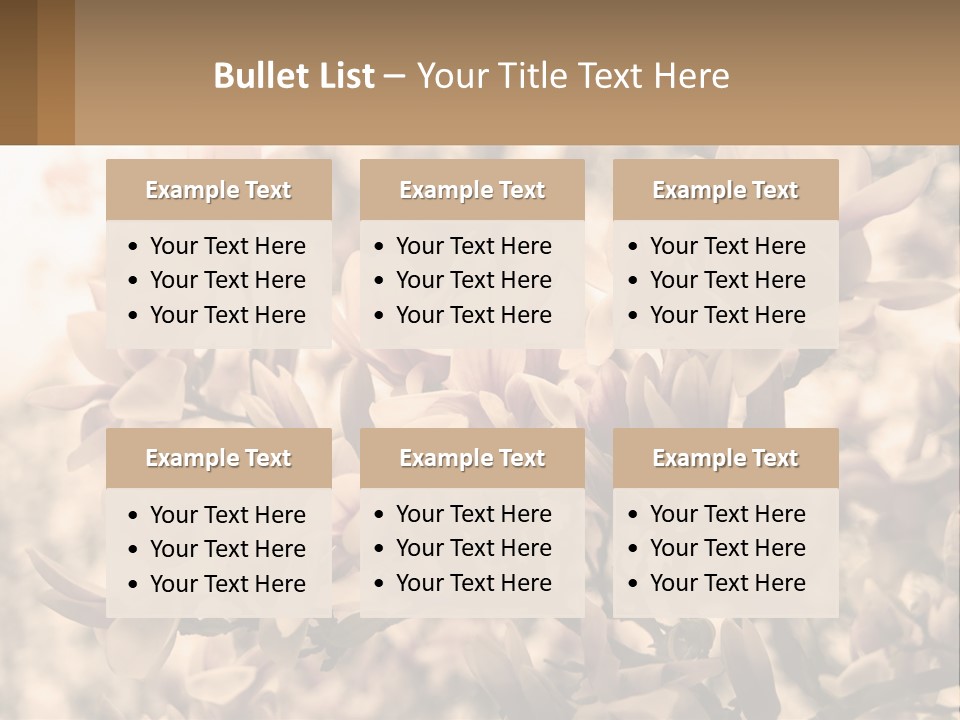 A Bunch Of Flowers That Are In A Vase PowerPoint Template