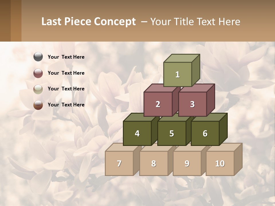 A Bunch Of Flowers That Are In A Vase PowerPoint Template