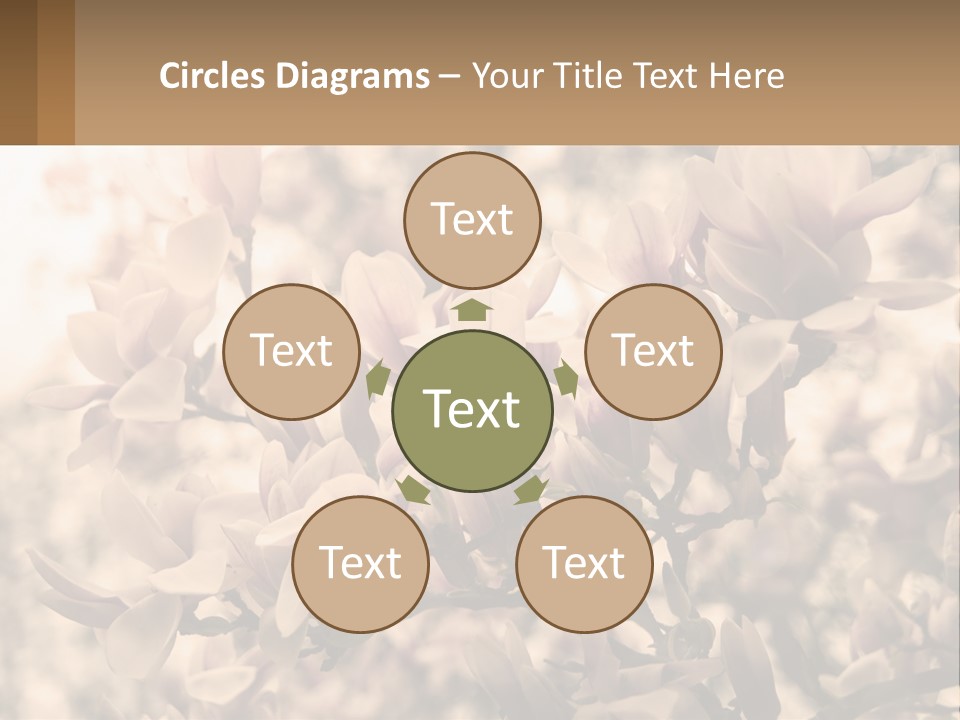 A Bunch Of Flowers That Are In A Vase PowerPoint Template