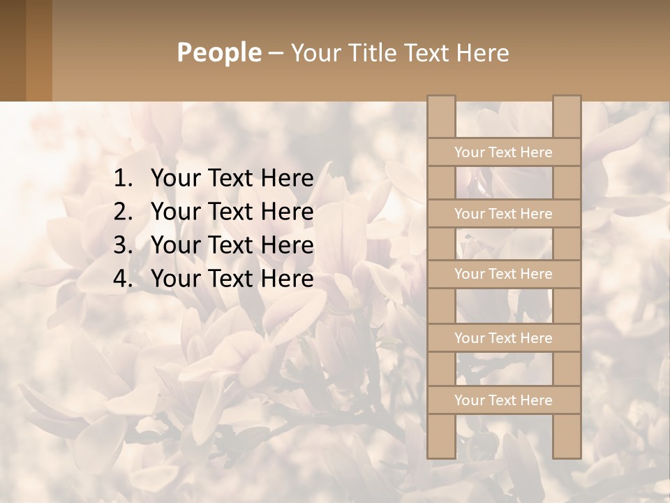 A Bunch Of Flowers That Are In A Vase PowerPoint Template