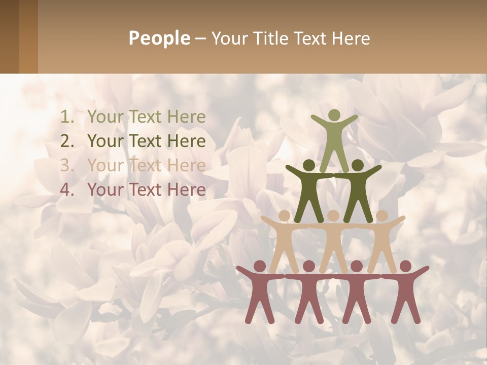 A Bunch Of Flowers That Are In A Vase PowerPoint Template