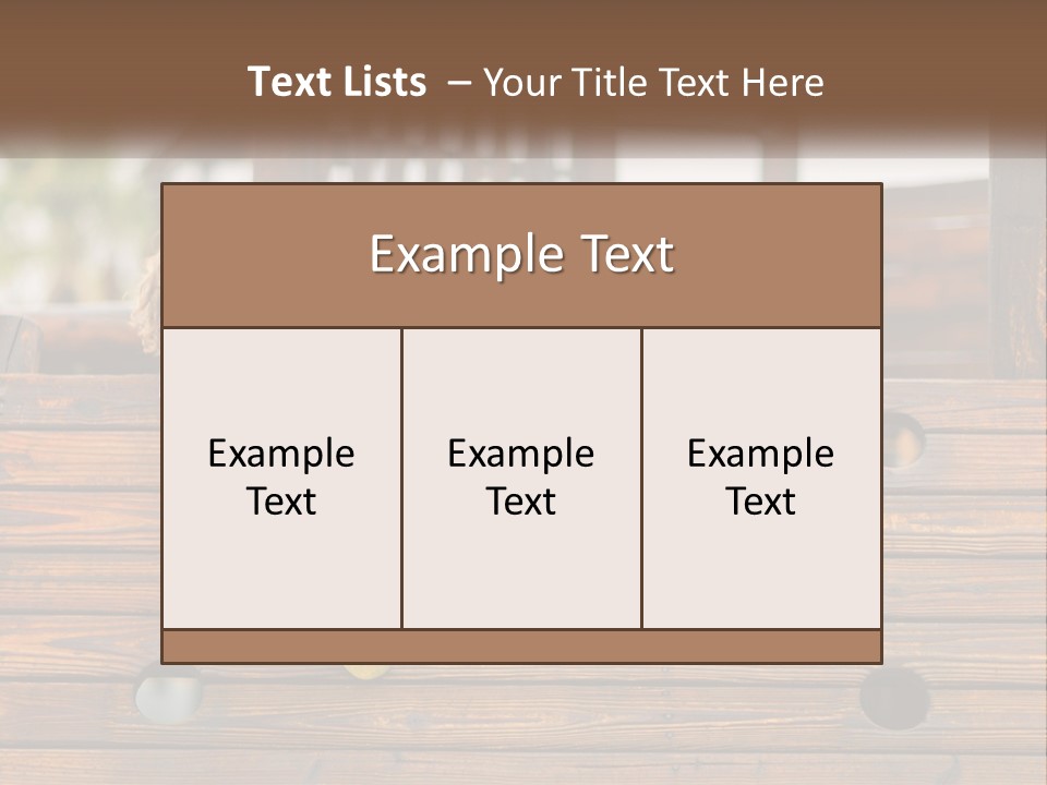 A Young Child Climbing Up A Wooden Slide PowerPoint Template