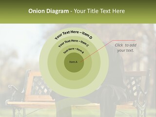 A Man In A Graduation Gown Sitting On A Bench PowerPoint Template