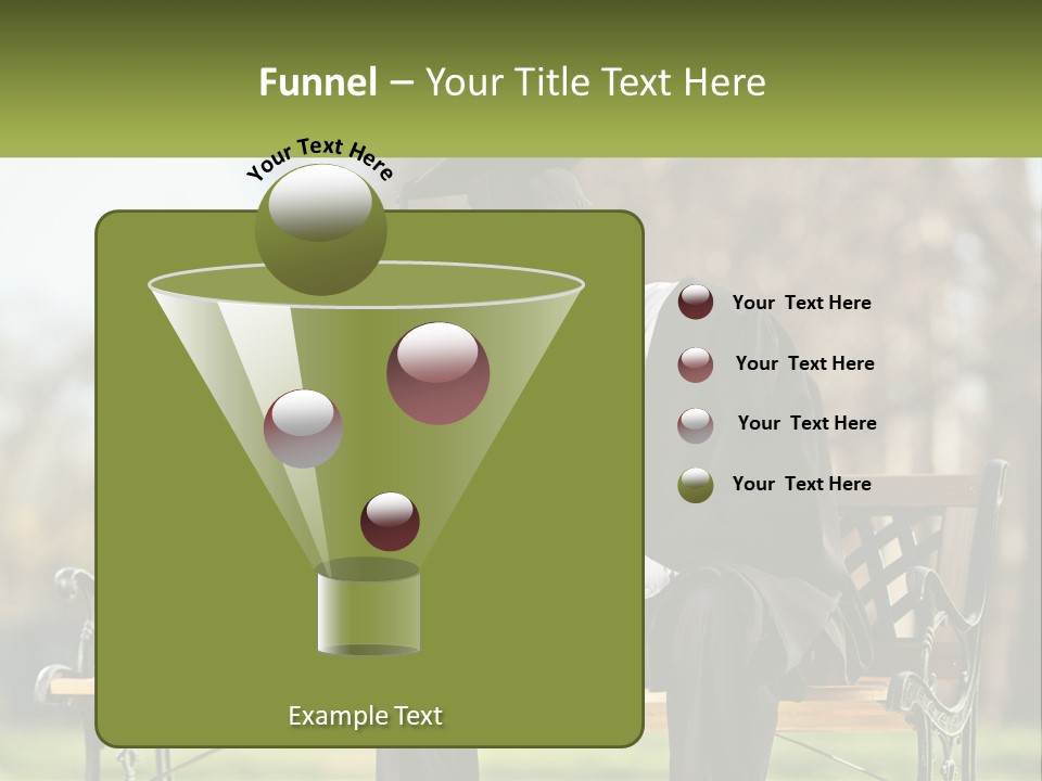 A Man In A Graduation Gown Sitting On A Bench PowerPoint Template