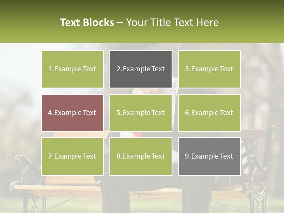 A Man In A Graduation Gown Sitting On A Bench PowerPoint Template