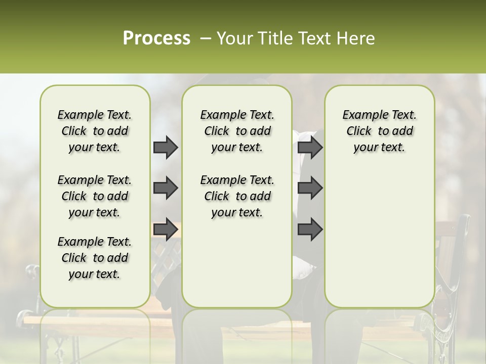 A Man In A Graduation Gown Sitting On A Bench PowerPoint Template