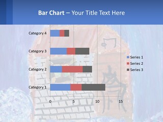 A Painting Of A House With A Cat Sitting On A Table PowerPoint Template