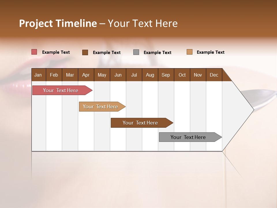 A Woman Is Holding A Spoon With Oil On It PowerPoint Template