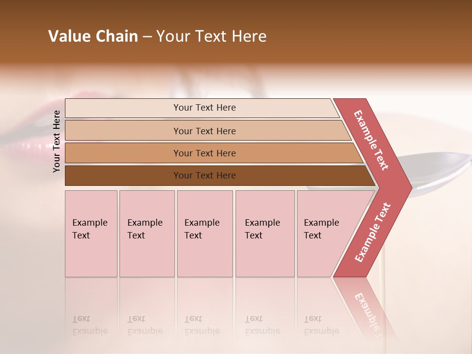 A Woman Is Holding A Spoon With Oil On It PowerPoint Template