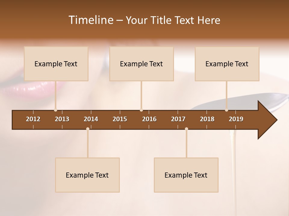 A Woman Is Holding A Spoon With Oil On It PowerPoint Template