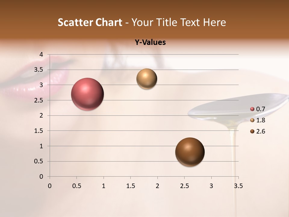 A Woman Is Holding A Spoon With Oil On It PowerPoint Template