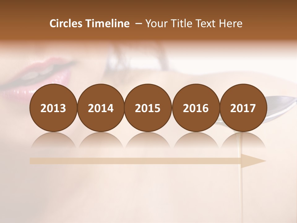 A Woman Is Holding A Spoon With Oil On It PowerPoint Template