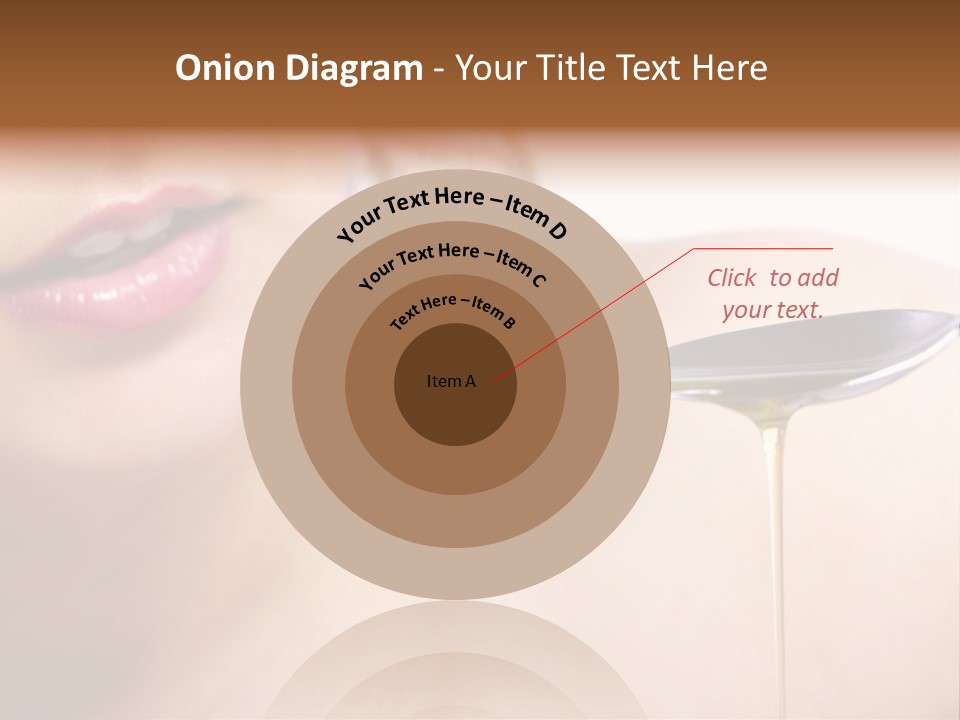 A Woman Is Holding A Spoon With Oil On It PowerPoint Template