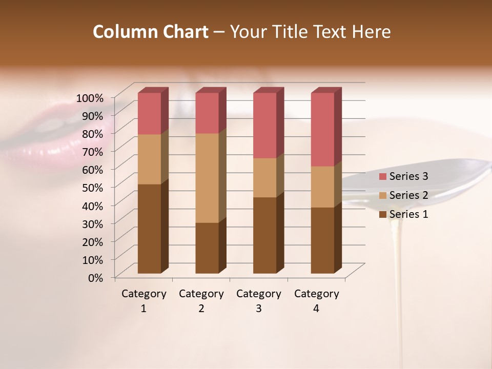 A Woman Is Holding A Spoon With Oil On It PowerPoint Template