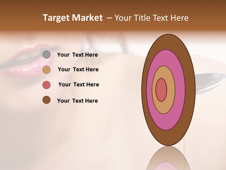 A Woman Is Holding A Spoon With Oil On It PowerPoint Template