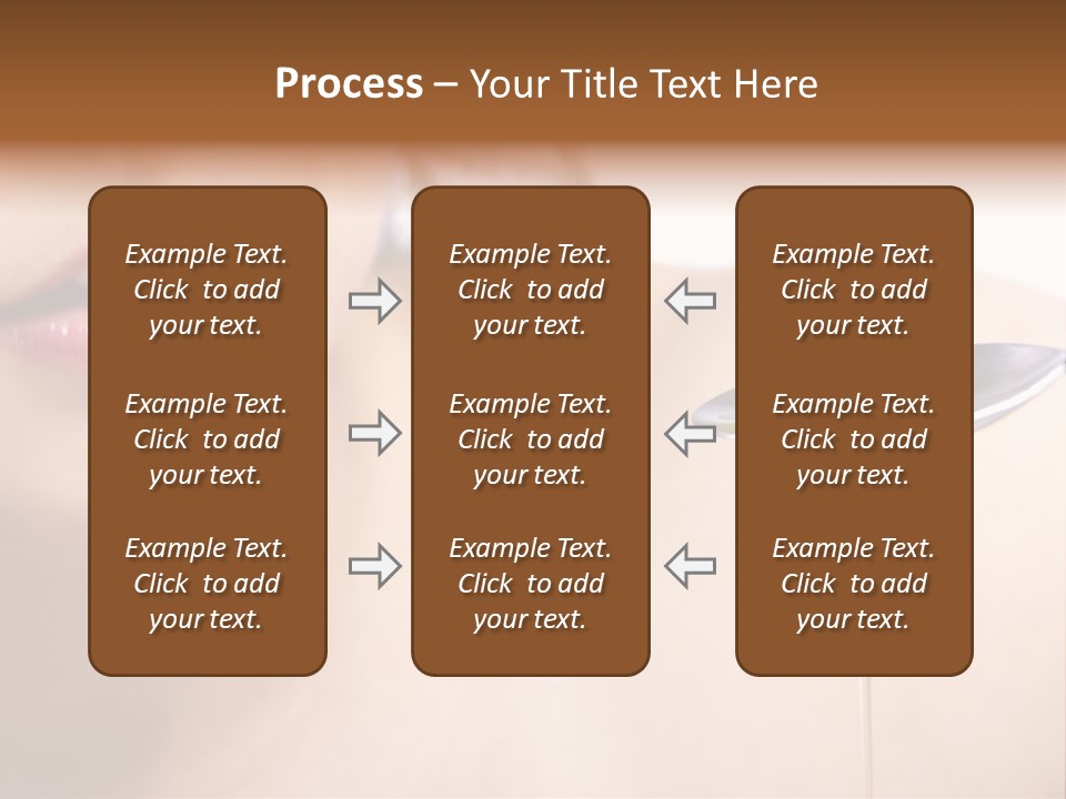 A Woman Is Holding A Spoon With Oil On It PowerPoint Template