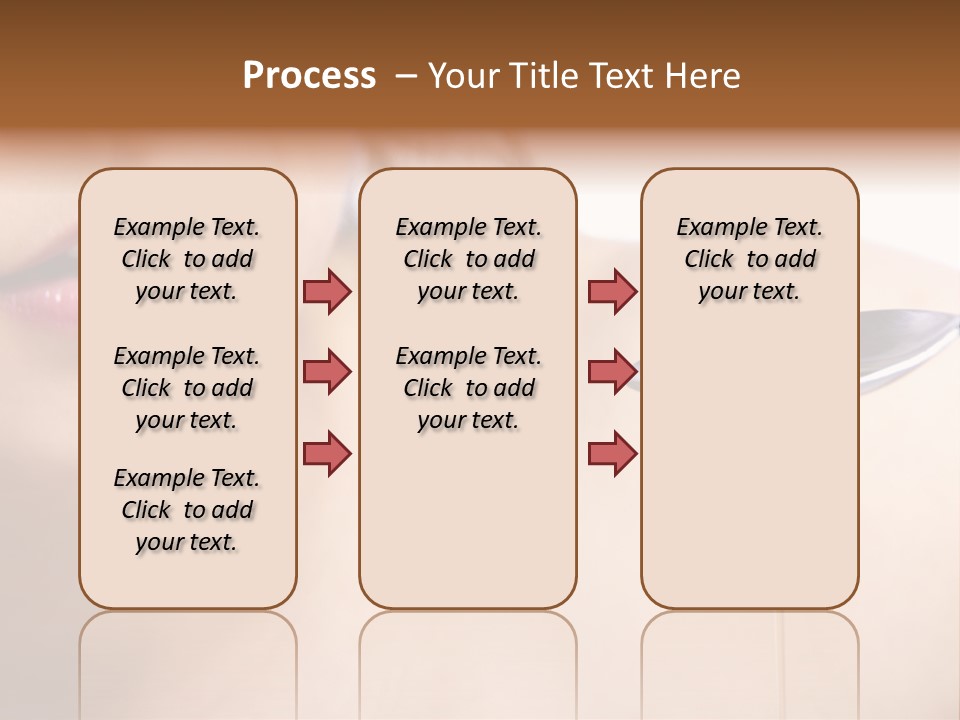 A Woman Is Holding A Spoon With Oil On It PowerPoint Template