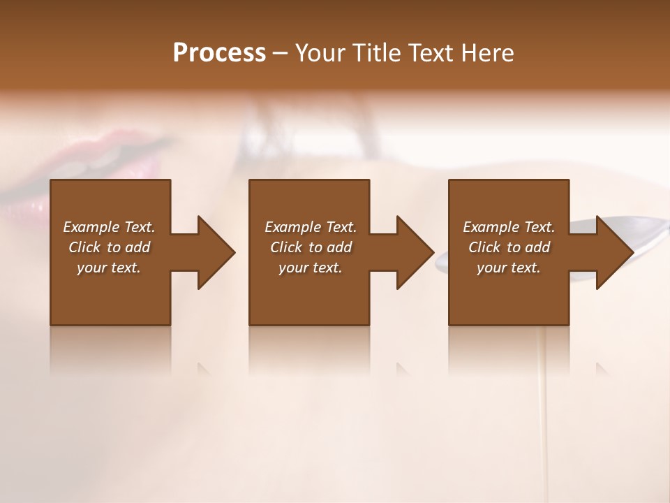 A Woman Is Holding A Spoon With Oil On It PowerPoint Template