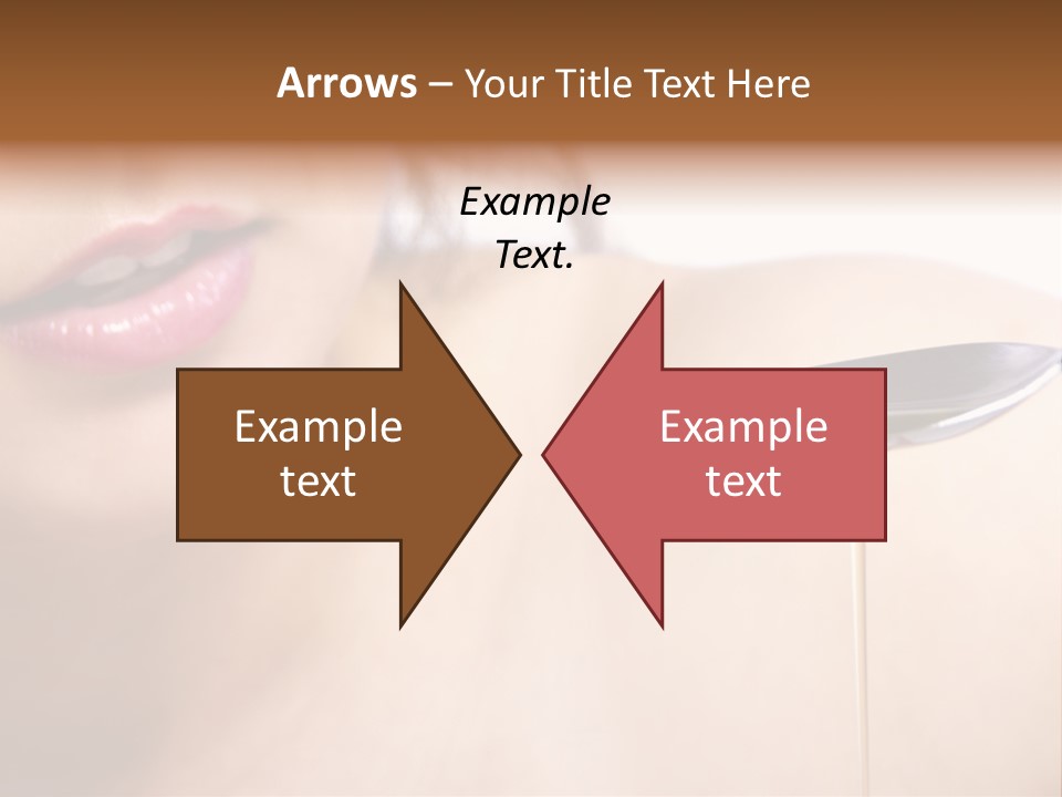 A Woman Is Holding A Spoon With Oil On It PowerPoint Template