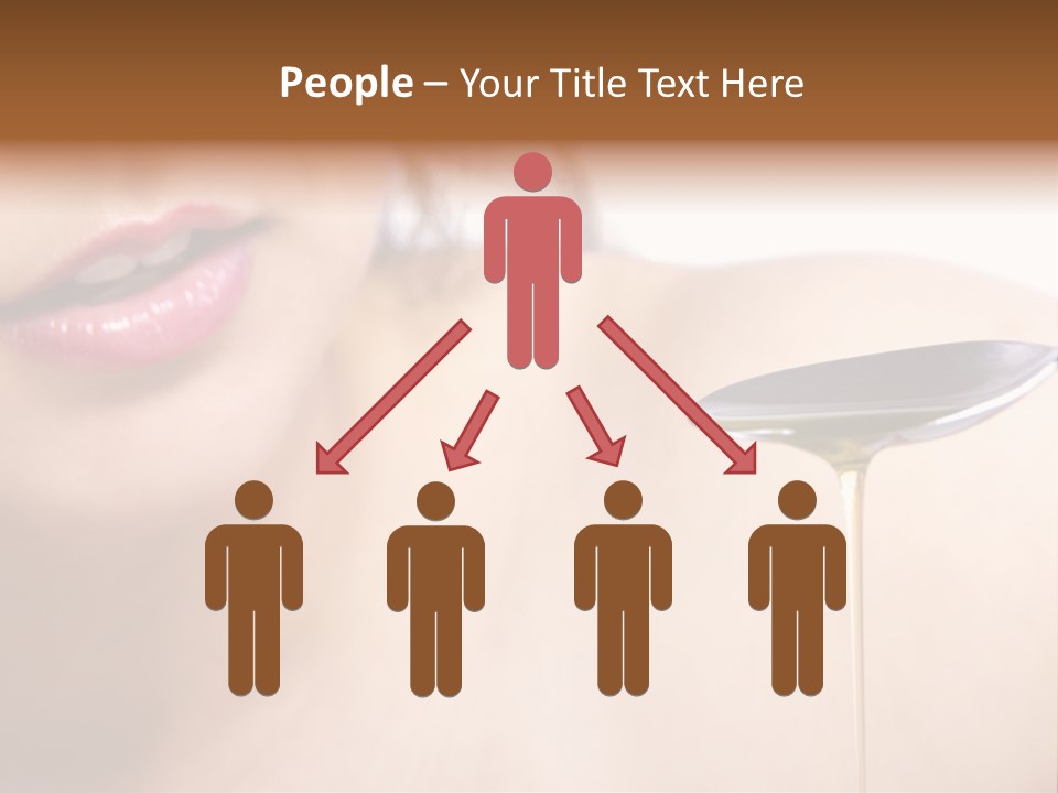 A Woman Is Holding A Spoon With Oil On It PowerPoint Template