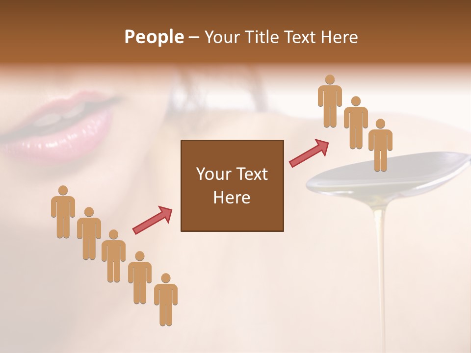 A Woman Is Holding A Spoon With Oil On It PowerPoint Template