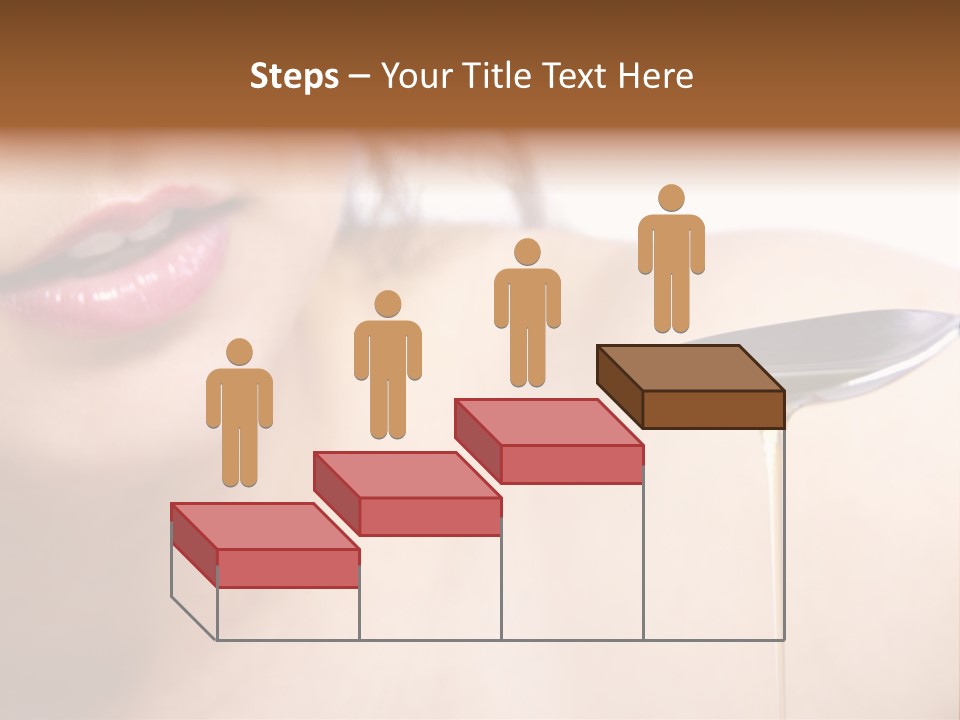 A Woman Is Holding A Spoon With Oil On It PowerPoint Template