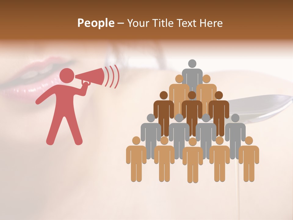 A Woman Is Holding A Spoon With Oil On It PowerPoint Template