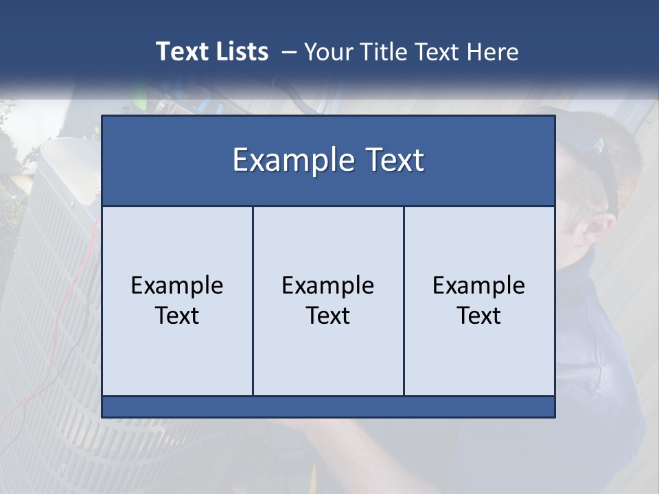 A Man Fixing An Air Conditioner With A Wrench PowerPoint Template