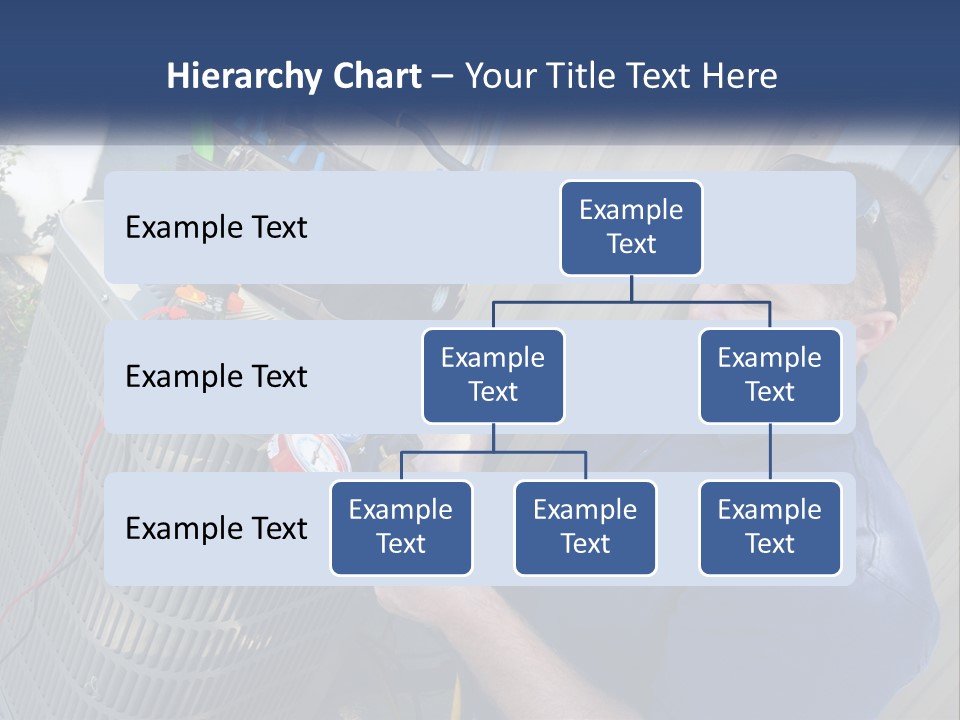 A Man Fixing An Air Conditioner With A Wrench PowerPoint Template
