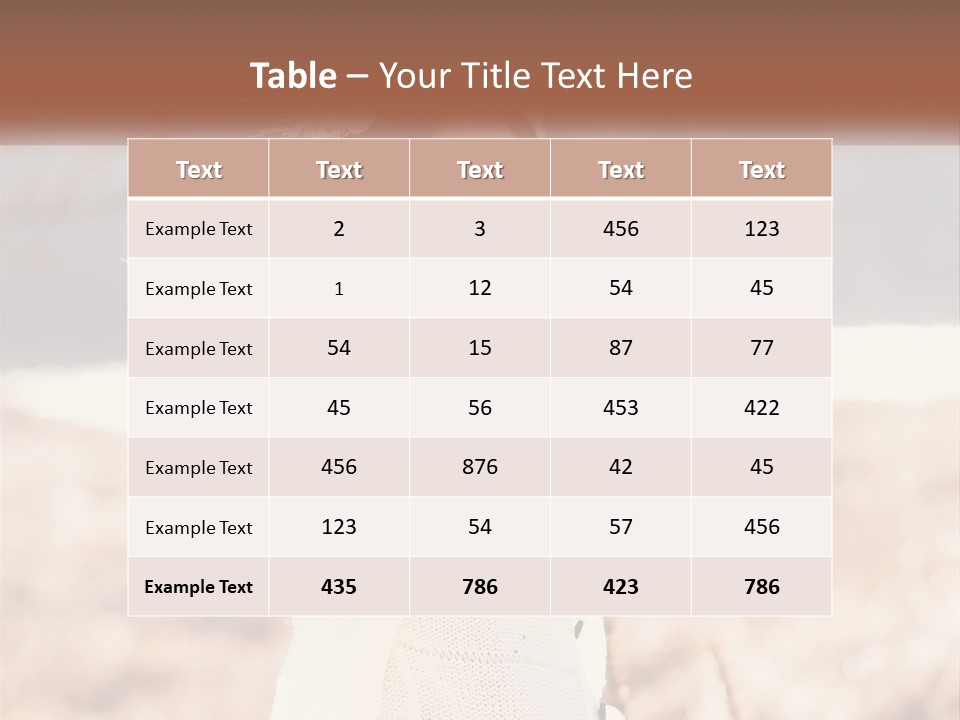 A Beautiful Woman With A Flower In Her Hair PowerPoint Template