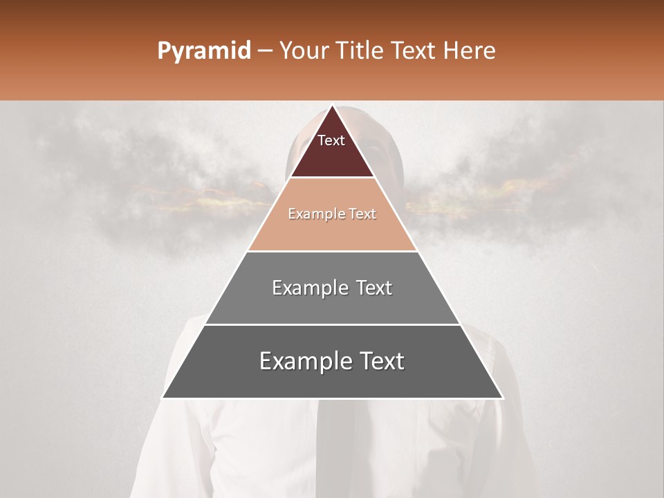 A Man Is Screaming With A Cloud Of Smoke Coming Out Of His Mouth PowerPoint Template