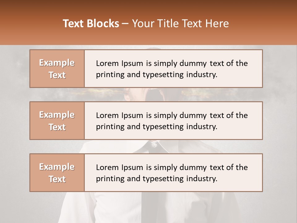 A Man Is Screaming With A Cloud Of Smoke Coming Out Of His Mouth PowerPoint Template