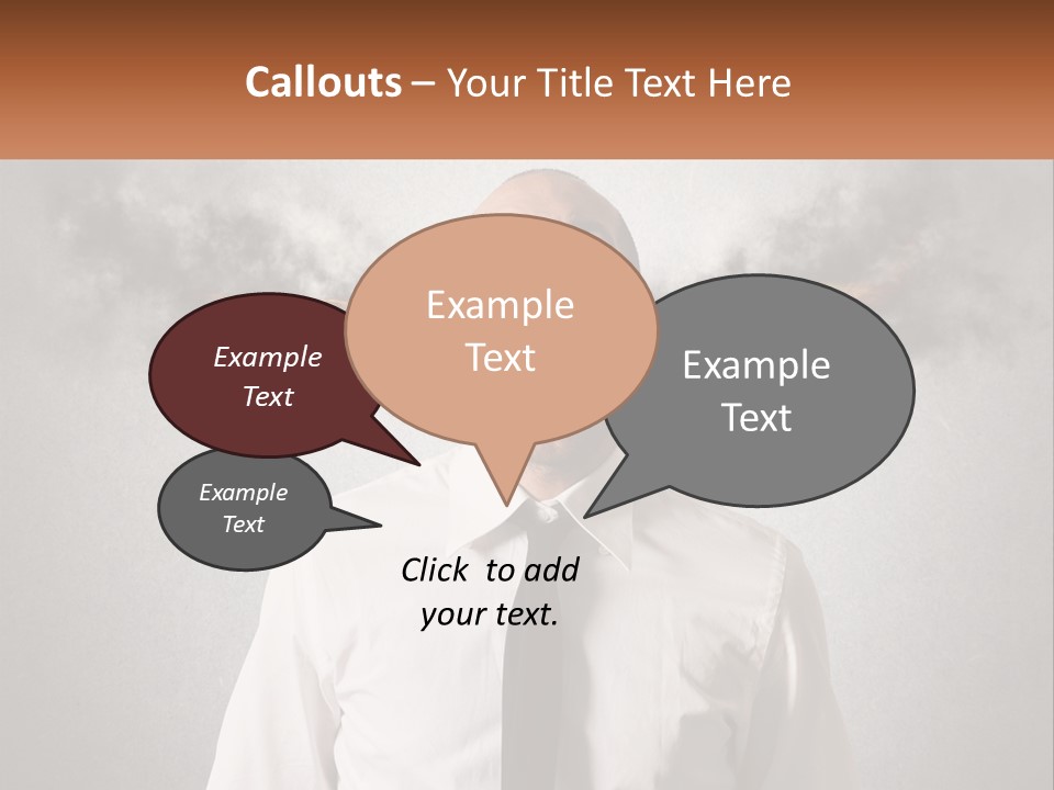 A Man Is Screaming With A Cloud Of Smoke Coming Out Of His Mouth PowerPoint Template